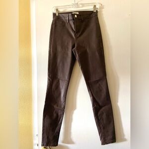 L’AGENCE Skinny Brown Pants style MARGUERITE  in size 26